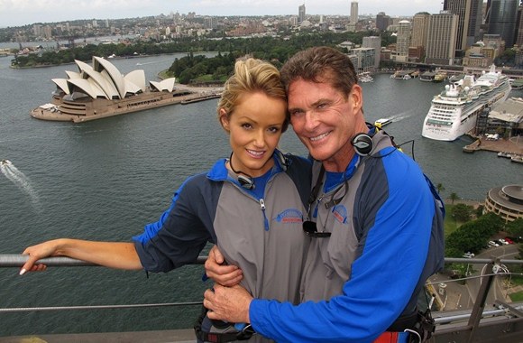 Davidas Hasselhoffas ir Hayley Roberts