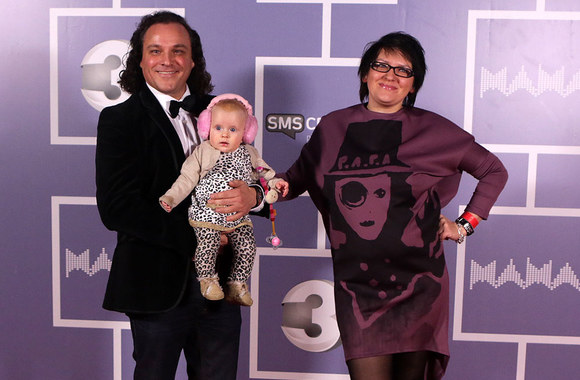 Jurga Klimaitė-Riebling su vyru Dirku ir dukrele