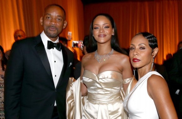 Willas Smithas, Rihanna ir Jada Pinkett Smith