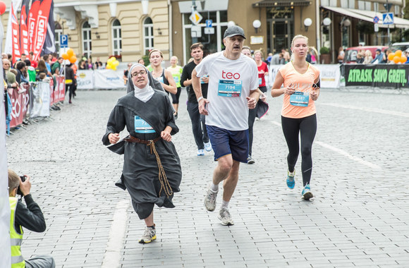 Vilniaus maratone – vienuolė iš Prancūzijos