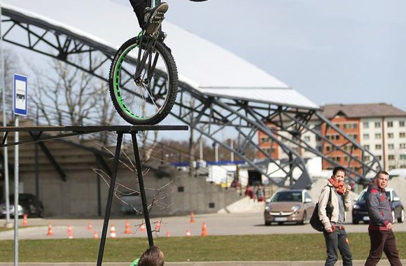 „GreenTrials“ dviratininkai