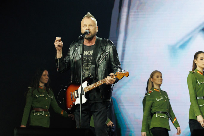 Paramos Ukrainai koncertas „Vienybės jėga“ Kauno „Žalgirio“ arenoje / Eriko Ovčarenko nuotr.
