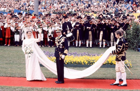 Švedijos karaliaus Carlo XVI Gustafo ir karalienės Silvios vestuvės 1976 m.