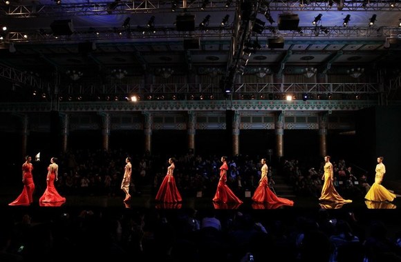 Kolekcijos pristatymo akimirka