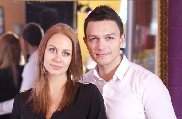 Deividas Bastys su mylimąja Agne