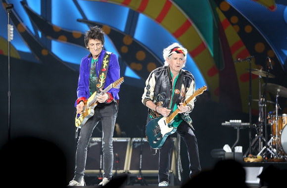 „The Rolling Stones“ koncerto akimirka