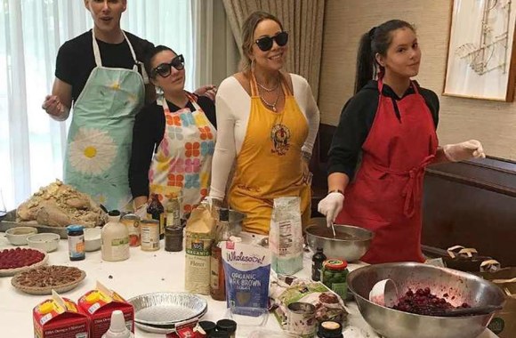 Padėkos diena Mariah Carey namuose