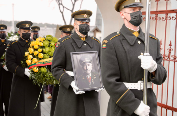 Partizano Juozo Jakavonio-Tigro laidotuvės / Teodoro Biliūno nuotr.