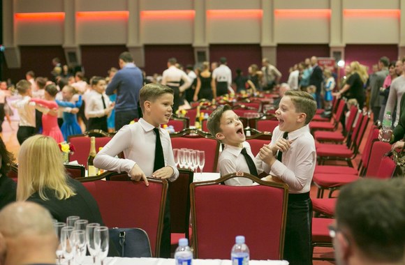 Šokių studijos „Alemanda“ jubiliejaus akimirka