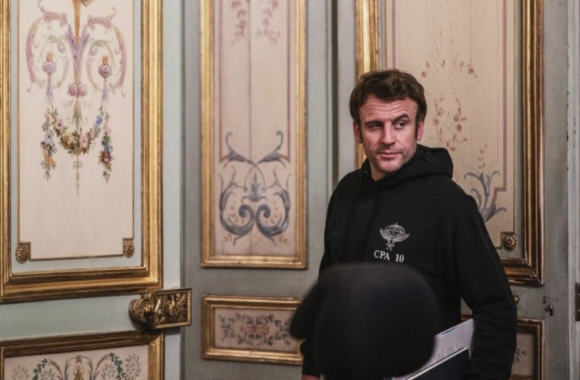 Emmanuelis Macronas / Soazig De La Moissonnière nuotr.