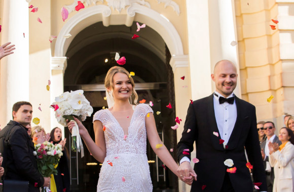 Prodiuserio Povilo Skaisgirio ir vizažistės Gretos Tarozaitės vestuvių akimirkos