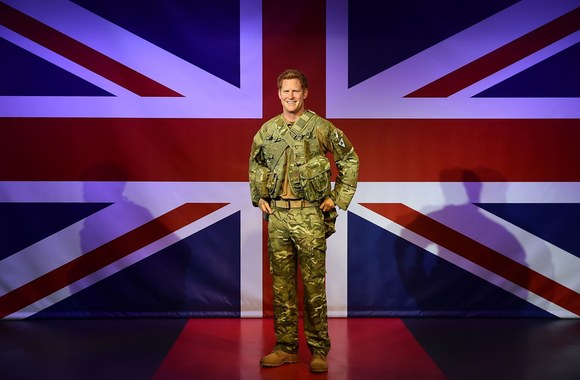 Vaškinė princo Harry figūra 