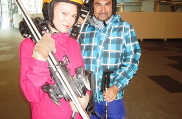 Radvilas Bubelis su naująja drauge Gintare