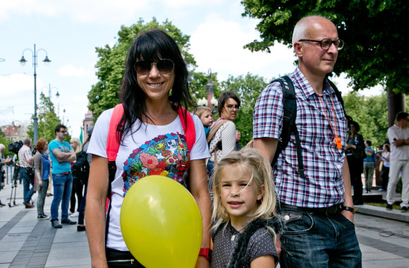 Jurga Baltrukonytė Baltic Pride 2016 eitynėse „Už lygybę!“ 