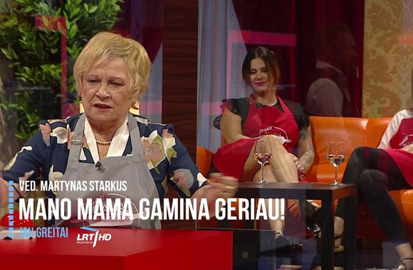 LRT eteryje – nauja Martyno Starkaus vedama laida „Mano mama gamina geriau!“