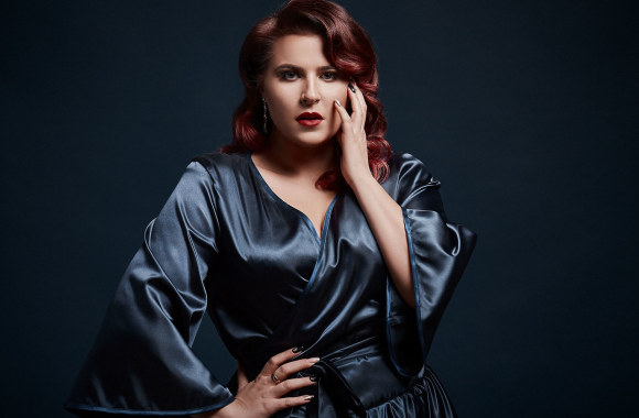 Erika Vitulskienė ir jos naujoji drabužių kolekcija