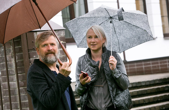 Julija Janus su vyru Stasiu Baltakiu