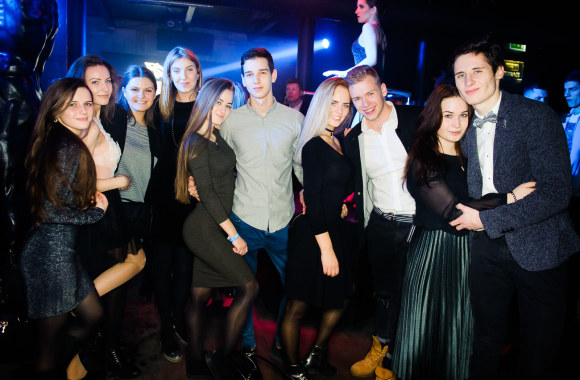 Vakarėlio klube „Taboo“ akimirka
