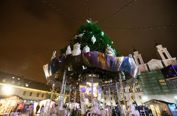 2016 metų Kalėdų eglės įžiebimas Kaune