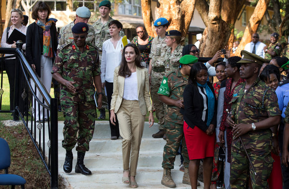 Angelinos Jolie vizito į Nairobį akimirkos