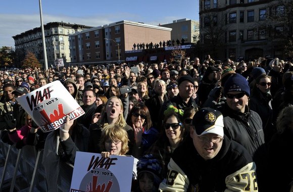„Aerosmith“ gerbėjai Bostone