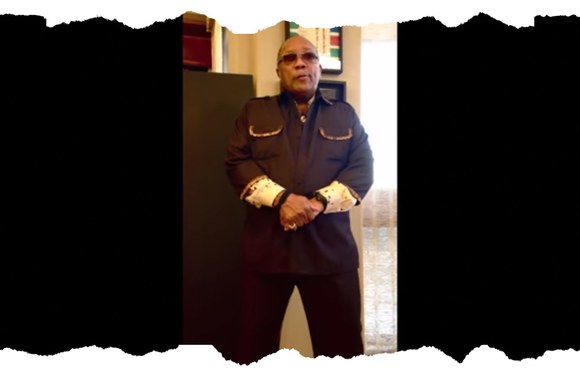 VIDEO kadras: Quincy Joneso žinutė ukrainiečiams