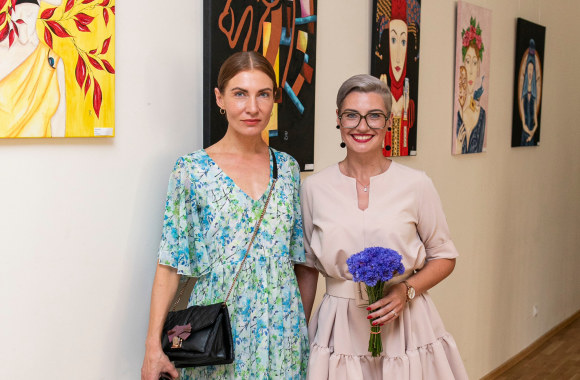 Jomantės Šležaitės Paukštės parodos „Vidinės Meditacijos“ atidarymas / Pauliaus Peleckio nuotr.