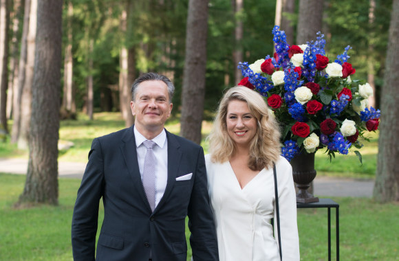 Giedrė Žickytė su vyru Eitvydu Bajarūnu / „ŽMONĖS Foto“ nuotr.