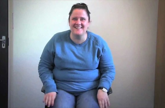 VIDEO kadras: Britės Louise McElhinney svorio metamorfozės