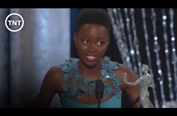 VIDEO kadras: Lupitos Nyong\'o padėkos kalba