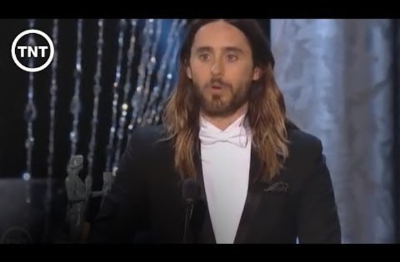 VIDEO kadras: Jaredo Leto padėkos kalba