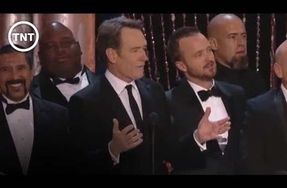 VIDEO kadras: „Bręstančio blogio“ aktorių padėkos kalba