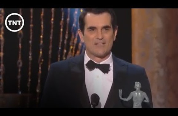 VIDEO kadras: Ty Burrellio padėkos kalba