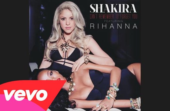 VIDEO kadras: Rihannos ir Shakiros daina „Can\'t Remember to Forget You“