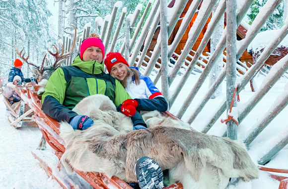 Viktorijos Šaulytės-Mockės atostogos Laplandijoje / Asmeninio albumo nuotr.