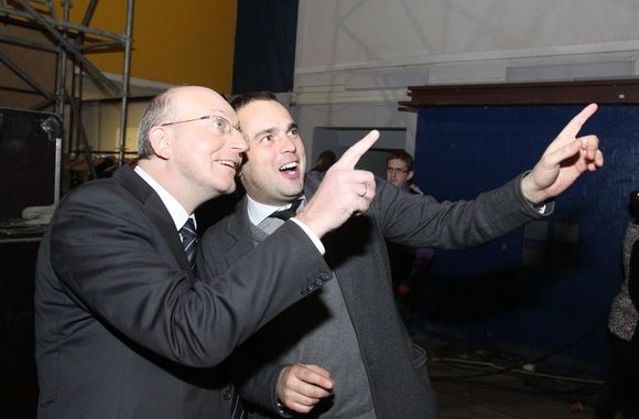 Laidos filmavimo akimirka