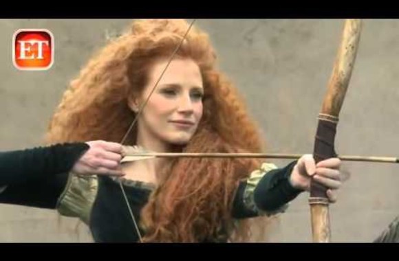 VIDEO kadras: „Disney Dream Portrait“ fotosesijos su Jessica Chastain užkulisiai