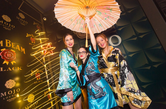 Linksmybės naktiniame klube „Mojo Lounge Kaunas“/Dariaus Ruzgio nuotr.