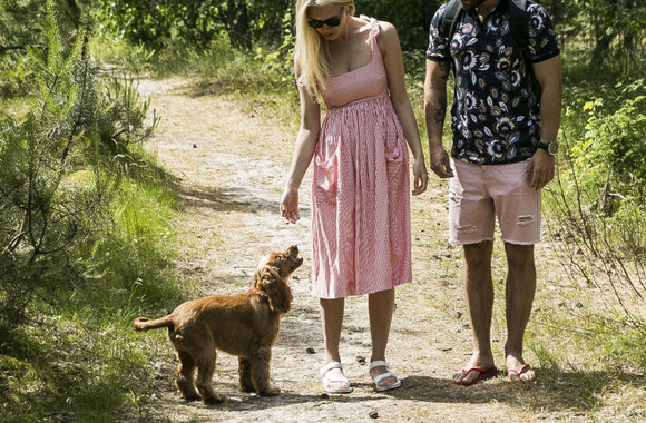 Vaidas Baumila su drauge Monika