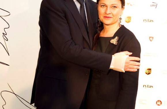 Artūras Zuokas su žmona Agne