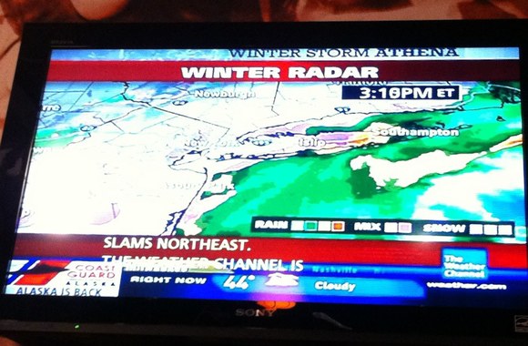 Niujorke siautusi pūga