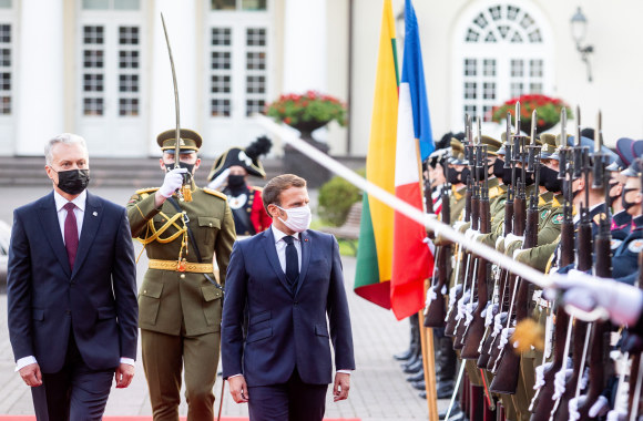 Emmanuelis ir Brigitte Macronai viešėjo Lietuvoje / Irmanto Gelūno / „ŽMONĖS Foto“ nuotr.