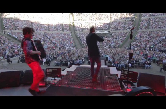 VIDEO kadras: Martynas Levickis ir Davidas Garrettas Berlyne 