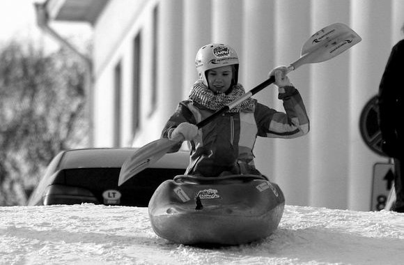 Ekstremalus Aistės Paškevičiūtės nusileidimas