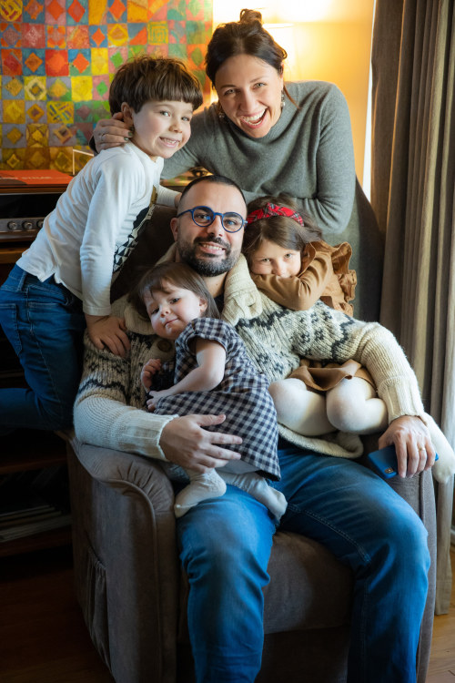 Gian Luca Demarco su šeima / Gretos Skaraitienės nuotr.