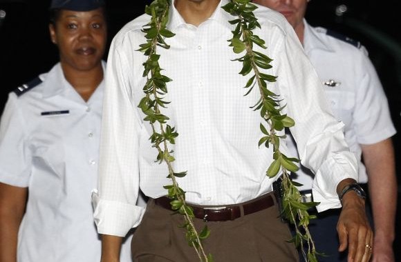 Barackas Obama atvyko atostogų į Havajus