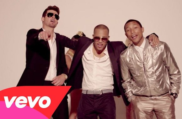 VIDEO kadras: 6 vieta: Robinas Thicke\'as su Pharrellu ir T.I. – „Blurred Lines“