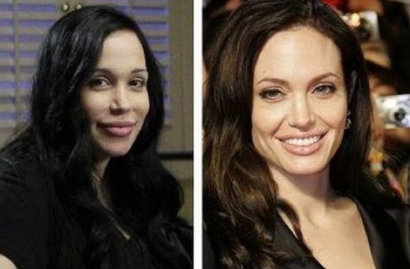 VIDEO kadras: Į Angeliną Jolie norinti būti panaši Nadya Suleman