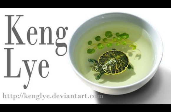 VIDEO kadras: Menininko Keng Lye darbai