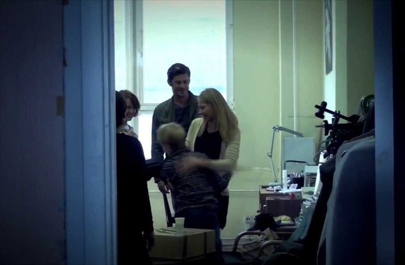 VIDEO kadras: Filmo „Santa“ plakato fotosesijos užkulisiai